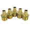 Apollo 1/2 in. Brass PEX Barb x 1/2 in. Male Pipe Thread Adapter (5-Pack), 5PK APXMA125PK - alternate 2